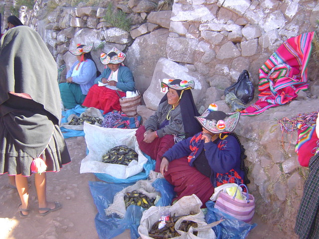 Isla de taquile - mercado