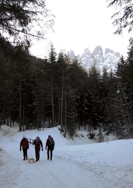 Partenza verso Geisleralm